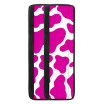 Hot Pink And White Cow Print Refrigerator Handle Covers