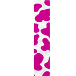 Hot Pink And White Cow Print Table Runner