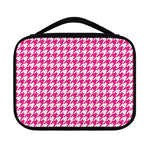 Hot Pink And White Houndstooth Print Classic Bible Case