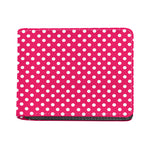 Hot Pink And White Polka Dot Print Bifold Wallet