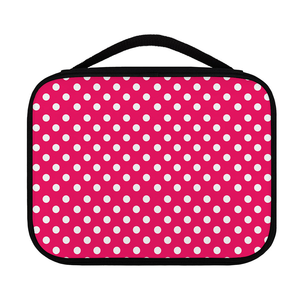 Hot Pink And White Polka Dot Print Classic Bible Case