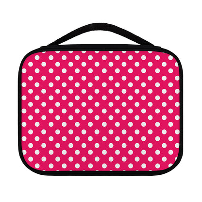Hot Pink And White Polka Dot Print Classic Bible Case