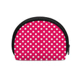Hot Pink And White Polka Dot Print Coin Purse