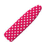 Hot Pink And White Polka Dot Print Ironing Board Cover