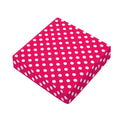 Hot Pink And White Polka Dot Print Outdoor Seat Cushion Cover