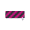 Hot Pink Black And Blue Stripes Print Extended Mouse Pad