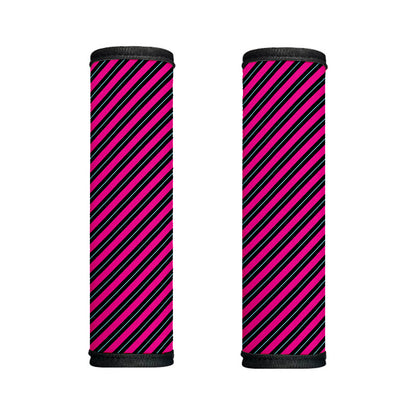 Hot Pink Black And Blue Stripes Print Handle Covers