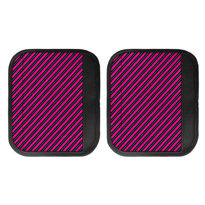 Hot Pink Black And Blue Stripes Print Handle Covers