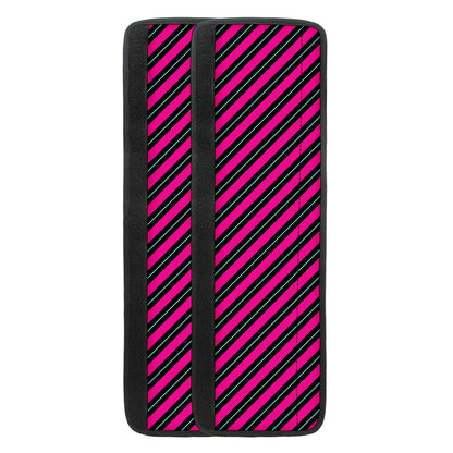 Hot Pink Black And Blue Stripes Print Refrigerator Handle Covers