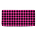 Hot Pink Buffalo Plaid Print Towel