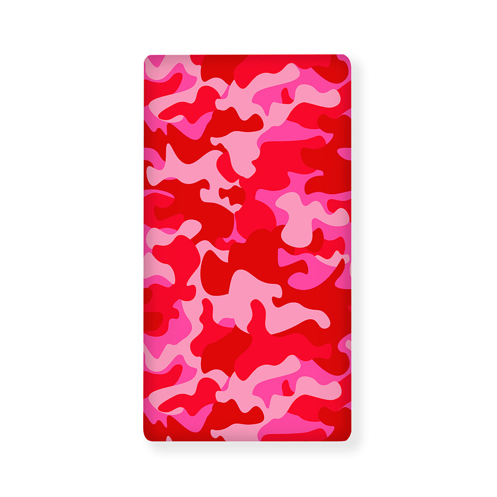 Hot Pink Camouflage Print Baby Crib Sheet