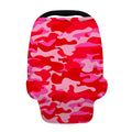 Hot Pink Camouflage Print Baby Seat Cover