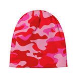 Hot Pink Camouflage Print Beanie