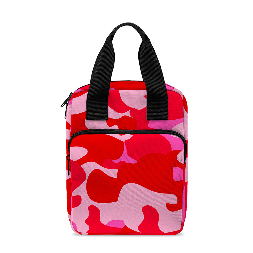 Hot Pink Camouflage Print Bible Tote Bag