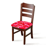 Hot Pink Camouflage Print Chair Cushion Cover
