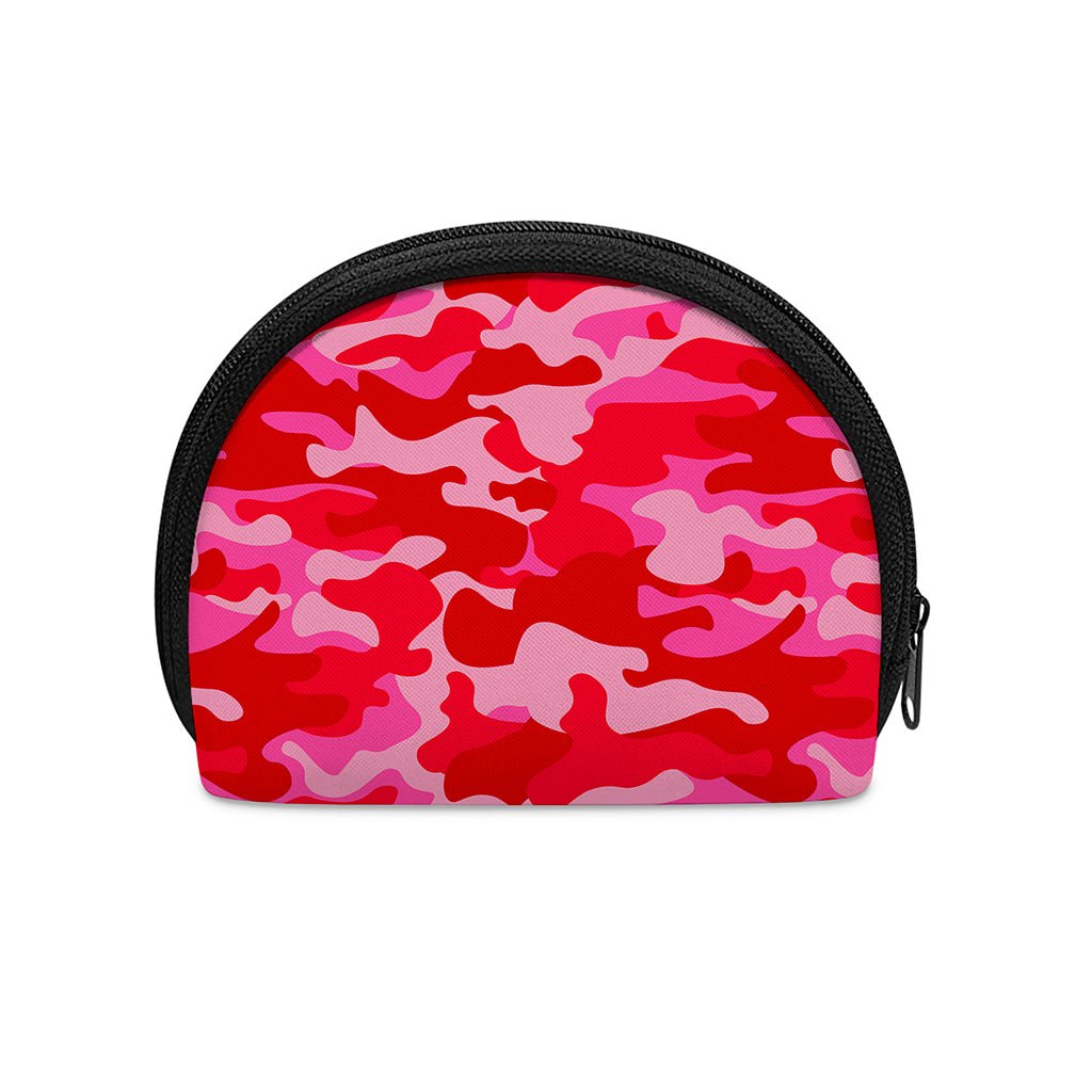 Hot Pink Camouflage Print Coin Purse