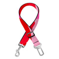 Hot Pink Camouflage Print Dog Seat Belt
