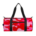 Hot Pink Camouflage Print Gym Bag