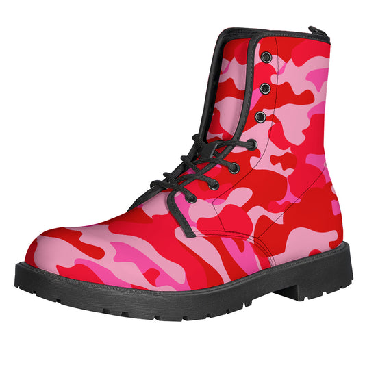 Hot Pink Camouflage Print Backpack
