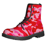 Hot Pink Camouflage Print Backpack