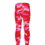 Hot Pink Camouflage Print Men's leggings