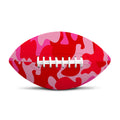 Hot Pink Camouflage Print Rugby Ball