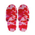 Hot Pink Camouflage Print Slippers