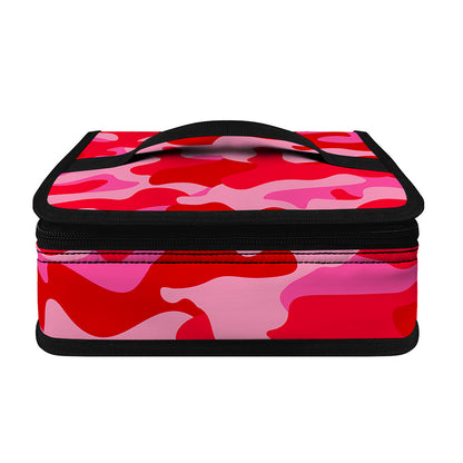 Hot Pink Camouflage Print Small Lunch Bag