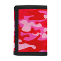 Hot Pink Camouflage Print Trifold Wallet