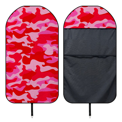 Hot Pink Camouflage Print Waterproof Car Seat Cover