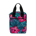 Hot Pink Hibiscus Tropical Pattern Print Bible Tote Bag
