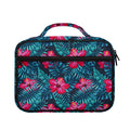 Hot Pink Hibiscus Tropical Pattern Print Briefcase Bible Bag