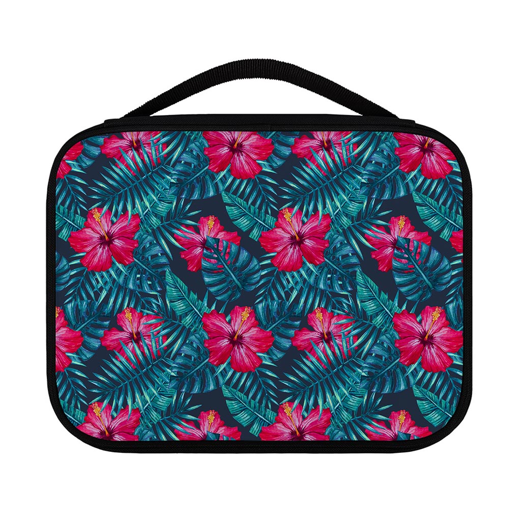 Hot Pink Hibiscus Tropical Pattern Print Classic Bible Case