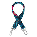Hot Pink Hibiscus Tropical Pattern Print Dog Seat Belt