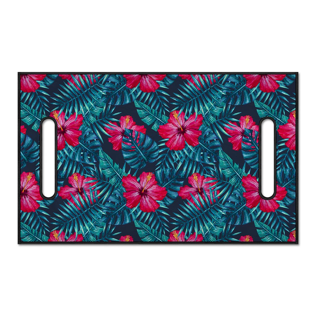 Hot Pink Hibiscus Tropical Pattern Print Golf Cart Seat Cover