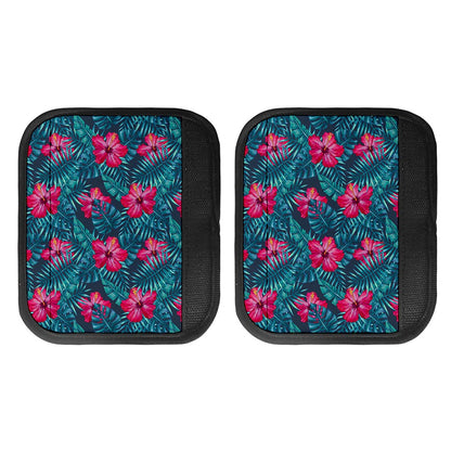 Hot Pink Hibiscus Tropical Pattern Print Handle Covers