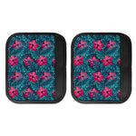 Hot Pink Hibiscus Tropical Pattern Print Handle Covers