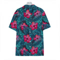 Hot Pink Hibiscus Tropical Pattern Print Hawaiian Shirt