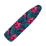 Hot Pink Hibiscus Tropical Pattern Print Ironing Board Cover