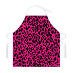 Hot Pink Leopard Print Adjustable Apron
