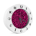 Hot Pink Leopard Print Alarm Clock