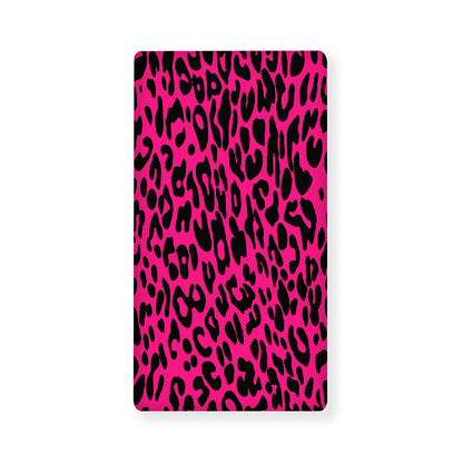Hot Pink Leopard Print Baby Crib Sheet