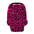 Hot Pink Leopard Print Baby Seat Cover