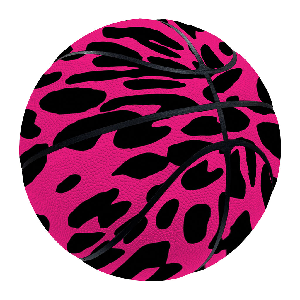 Hot Pink Leopard Print Basketball