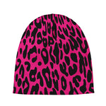 Hot Pink Leopard Print Beanie