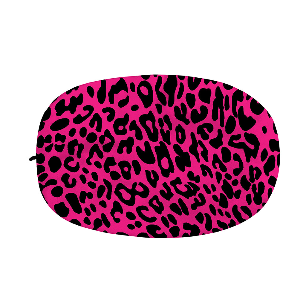 Hot Pink Leopard Print Car Side Mirror Covers