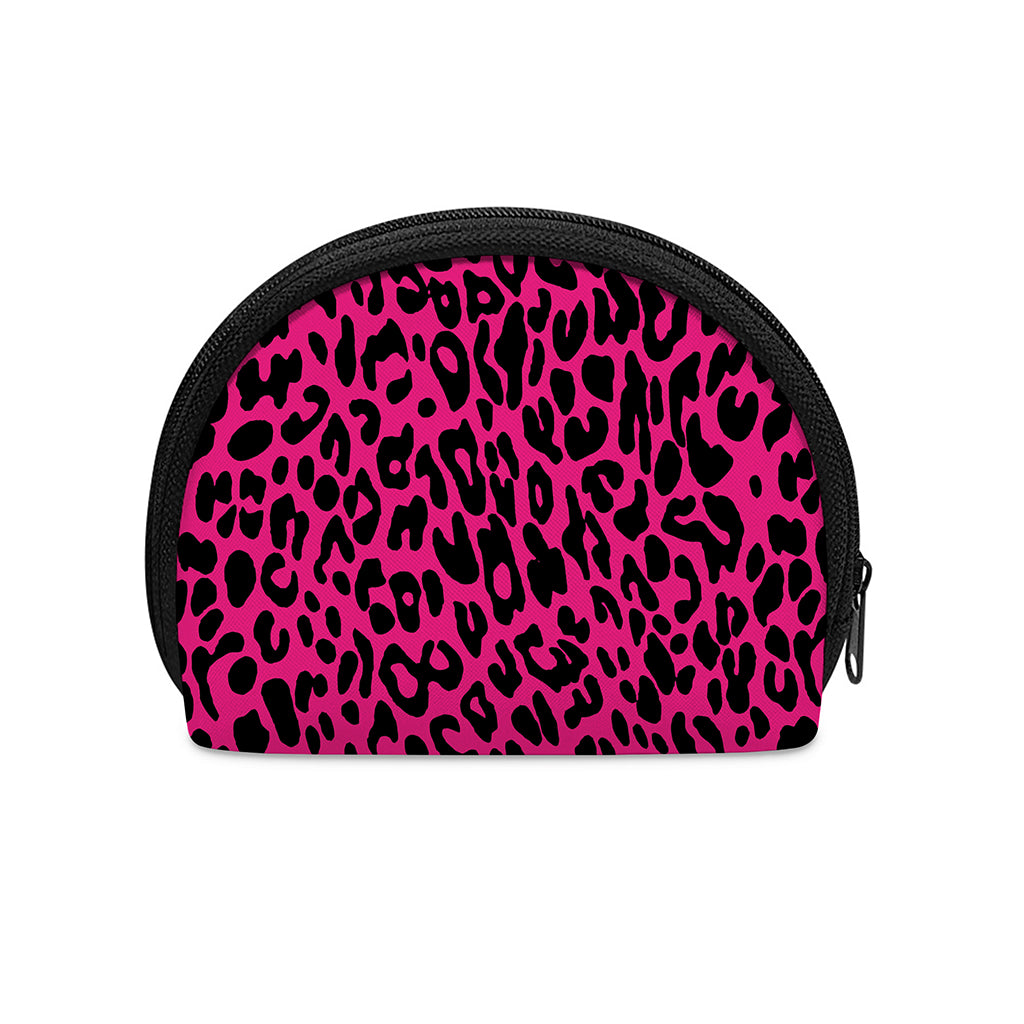 Hot Pink Leopard Print Coin Purse