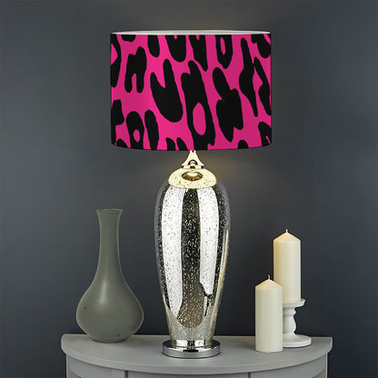 Hot Pink Leopard Print Drum Lamp Shade