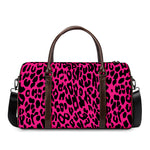 Hot Pink Leopard Print Duffle Bag