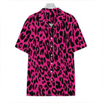 Hot Pink Leopard Print Hawaiian Shirt